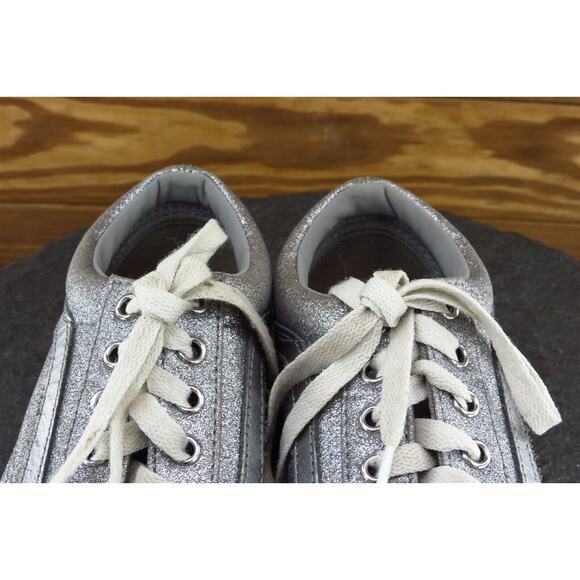 VANS Youth Girls Shoes Size 3 M Silver Skateboarding Fabric‎ - Picture 3 of 9